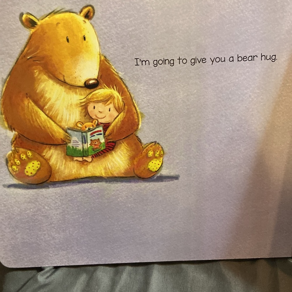 Children’s Pasteboard Book Large I’m going to give you a Bear Hug by C.B.Cooney - Picture 3 of 5
